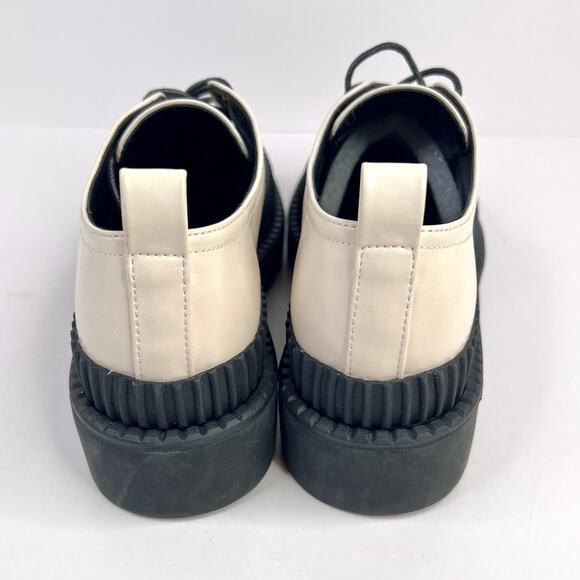 SALT AND CHOCOLATE  Size 7 Round Toe Platform Derby Shoes - Picture 5 of 16